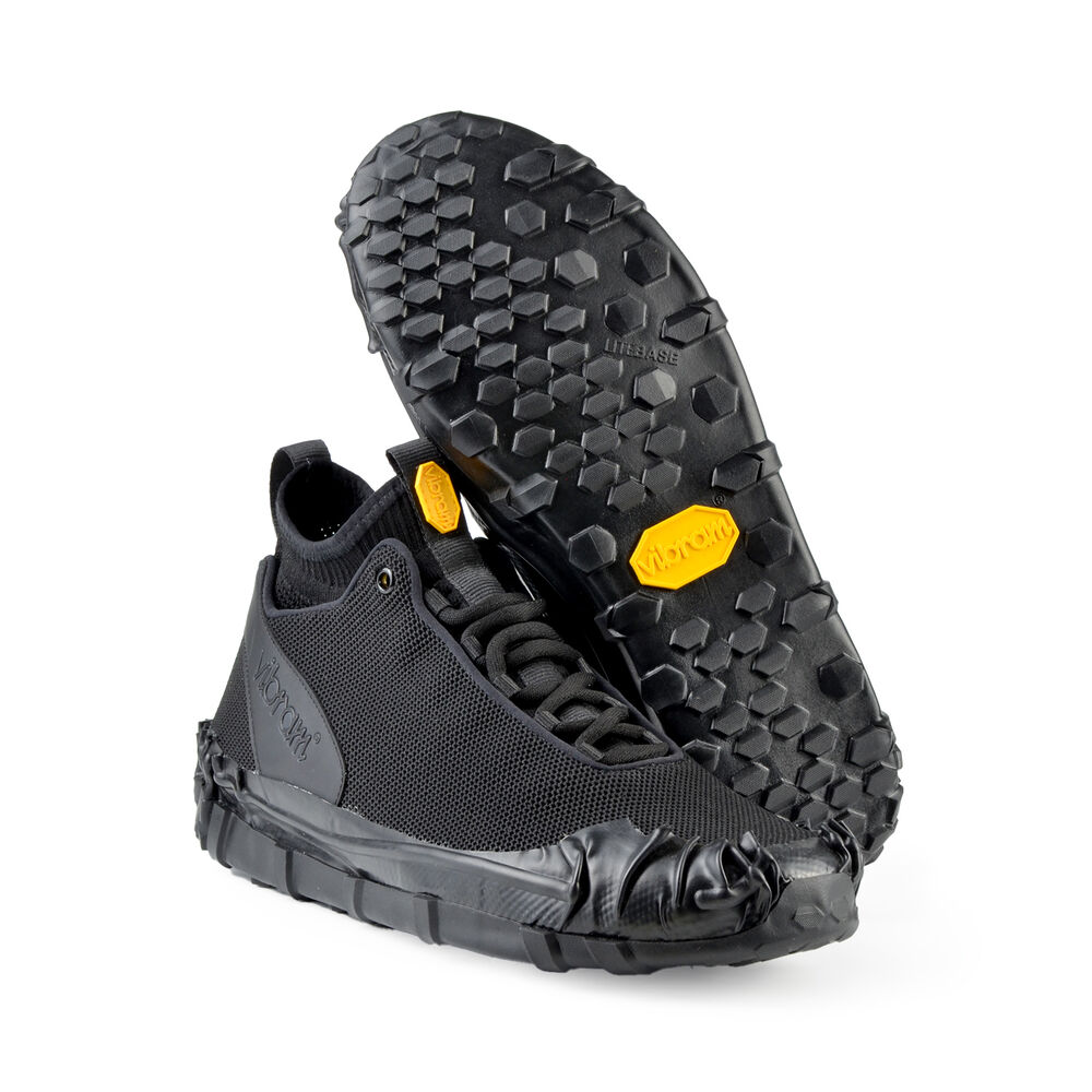 Vibram WRAP TECH Mens Boots Black Australia (VIA034278)